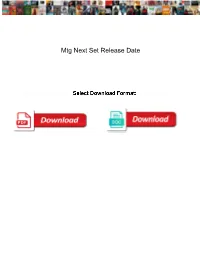 Mtg Next Set Release Date