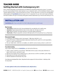 Teacher Guide – Getting Started with Installation