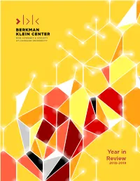 2018-2019 Year in Review