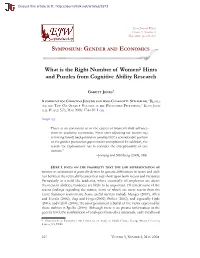 Hints and Puzzles from Cognitive Ability Research