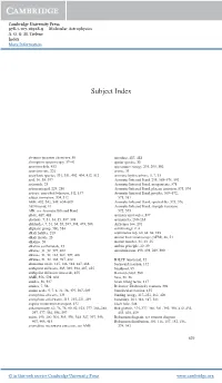 Subject Index