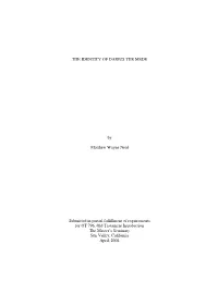 THE IDENTITY of DARIUS the MEDE by Matthew Wayne Neal