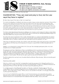 They Can Meet and Pray to God, but the Law Says They Have to Register"