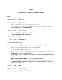 Communication and the City Intro&Schedulefinal