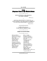 ESPINOZA, JERI ANDERSON, and JAIME SCHAEFER, Petitioners, V