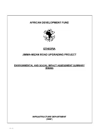 Jimma-Mizan Road Upgrading Project
