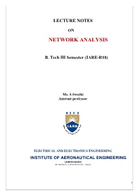 Network Analysis