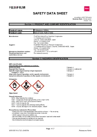 Safety Data Sheet