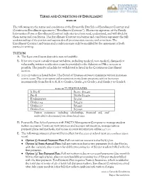 T Erms and C Onditions of E
