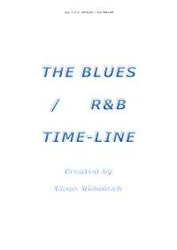 The Blues / R&B Time-Line