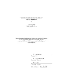 THE IDEOLOGICAL FOUNDATION of OSAMA BIN LADEN by Copyright 2008 Christopher R. Carey Submitted to the Graduate Degree Program In