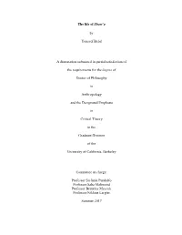 The Life of Shari'a by Youssef Belal a Dissertation Submitted in Partial