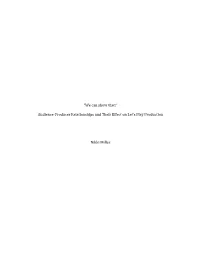 Audience-Producer Relationships and Their Effect on Let's Play