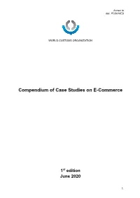 Compendium of Case Studies on E-Commerce
