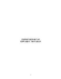 Expert Report of Edward C. Monahan