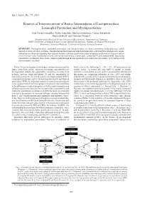 Kinetics of Interconversion of Redox Intermediates of Lactoperoxidase