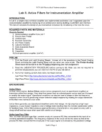 Lab 4: Prelab