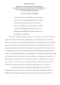 Mind, Meaning and Metaphilosophy Edited by Pasquale Frascolla, Diego Marconi and Alberto Voltolini, Palgrave Macmillan, Basingstoke, 2010, Pp