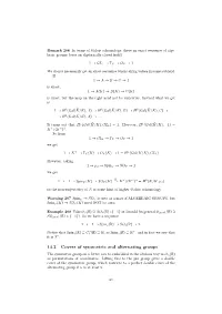 14.2 Covers of Symmetric and Alternating Groups