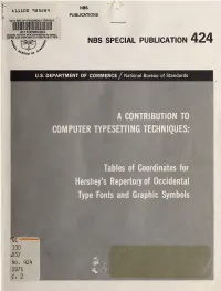 A Contribution to Computer Typesetting Techniques