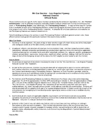 Contest Rules Are Specific to the Above Contest Conducted by the Entercom Operations, Inc