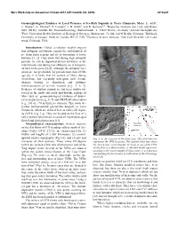 Geomorphological Evidence of Local Presence of Ice-Rich Deposits in Terra Cimmeria, Mars