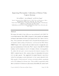 Improving Photometric Calibration of Meteor Video Camera Systems