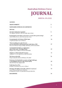 JOURNAL ISSUE No