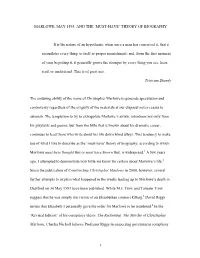 Marlowe, May 1593, and the 'Must-Have' Theory Of