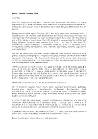 Project Update: January 2018 Activities After the Authorisation Has