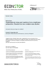 Results from Two Multiple-Case Studies