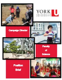 Advancement at York University
