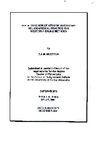 By Submitted in Partial Fulfilment of the Requirements for the Degree Doctor