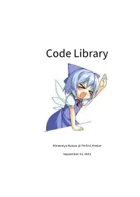 Code Library