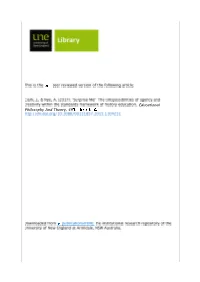 Educational Philosophy and Theory, 49