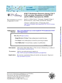 H3K27 Methylation Dynamics During CD4 T Cell Activation: Regulation of JAK/STAT and IL12RB2 Expression by JMJD3