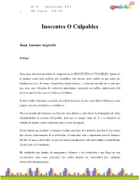 Inocentes O Culpables