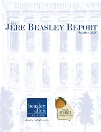JERE BEASLEY REPORT October 2018 I