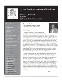 SSA Fall 2006.Indd