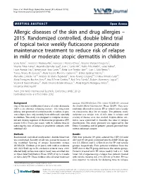 2015. Randomized Controlled, Double Blind Trial of Topical Twice Weekly Fluti