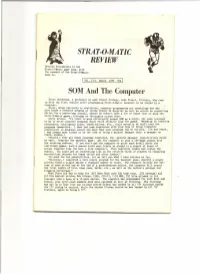 March 1972 35¢ I SOM and the Computer