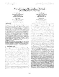 A New Concept of Convex Based Multiple Neural Networks Structure