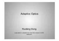 Adaptive Optics