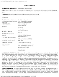 DOE/EIS-0290 Advanced Mixed Waste Treatment Project (January 1999)