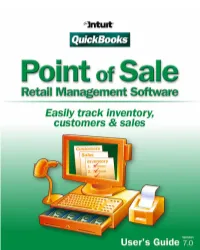 Point of Sale 7.0 User's Guide