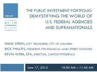 Demystifying the World of Us Federal Agencies and Supranationals