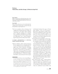 Preface Humanities and the Image: a Relationship Path