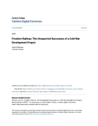 The Unexpected Successes of a Cold War Development Project