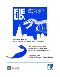 34Th Annual Meeting Program and Abstracts