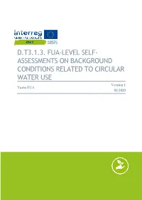 D.T3.1.3. Fua-Level Self- Assessments on Background Conditions Related To